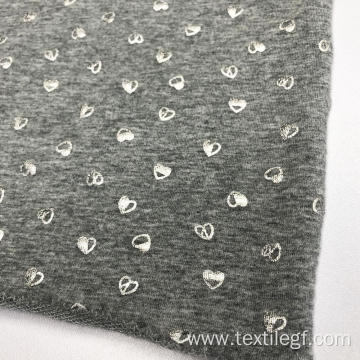 Terry Foil Print Fabric